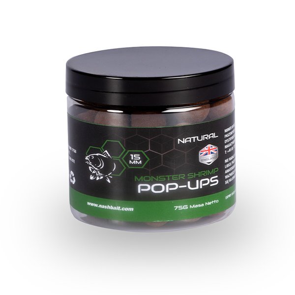 Nashbait Pop-Ups - Monster Shrimp, Scopex Squid, Citruz