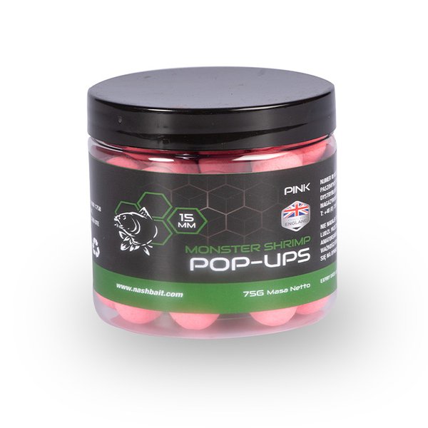 Nashbait Pop-Ups - Monster Shrimp, Scopex Squid, Citruz
