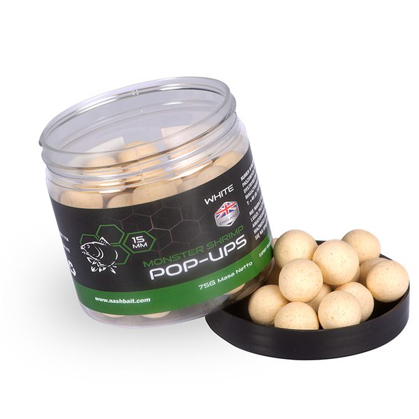 Nashbait Pop-Ups - Monster Shrimp, Scopex Squid, Citruz