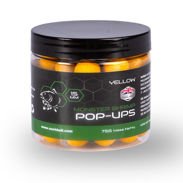 Nashbait Pop-Ups - Monster Shrimp, Scopex Squid, Citruz