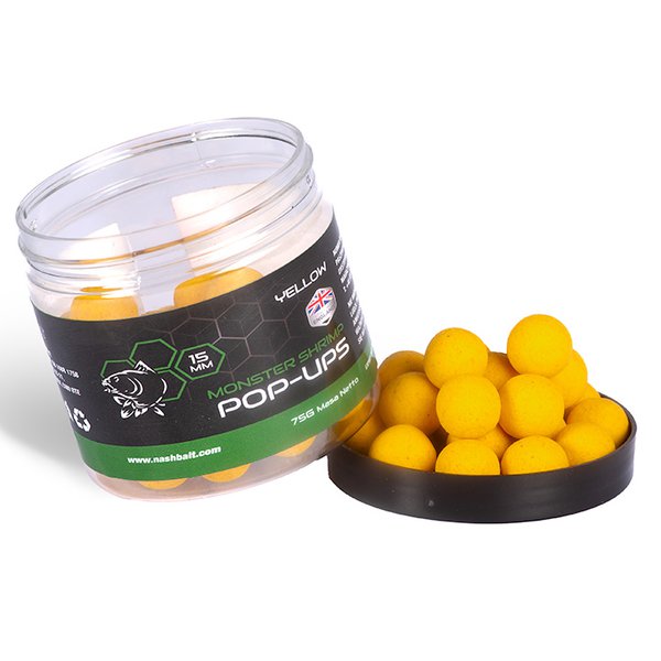 Nashbait Pop-Ups - Monster Shrimp, Scopex Squid, Citruz