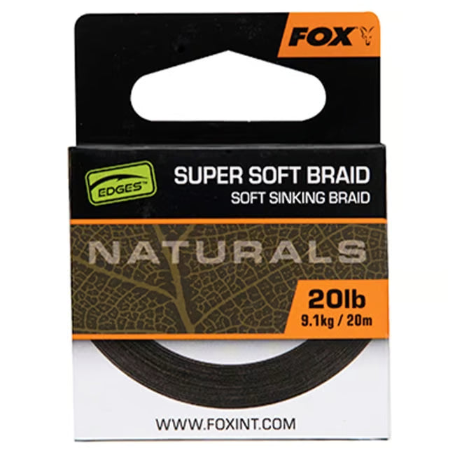 Fox Edges Naturals Super Soft Slow Sinking Braid 20m