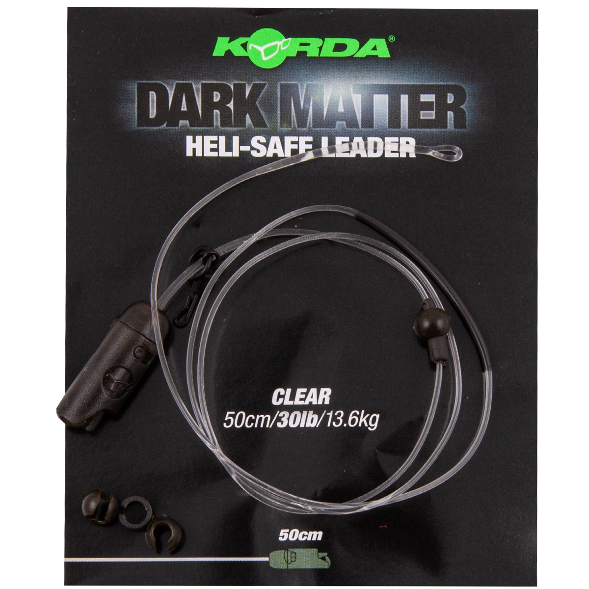 Dark Matter Leader Heli-Safe Clear 30lb