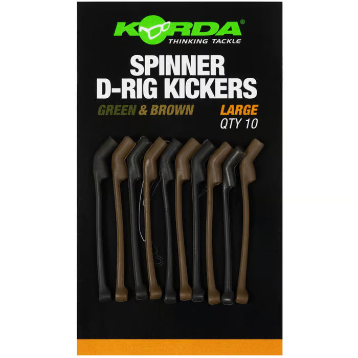 Korda Spinner D-Rig Kickers - Green & Brown