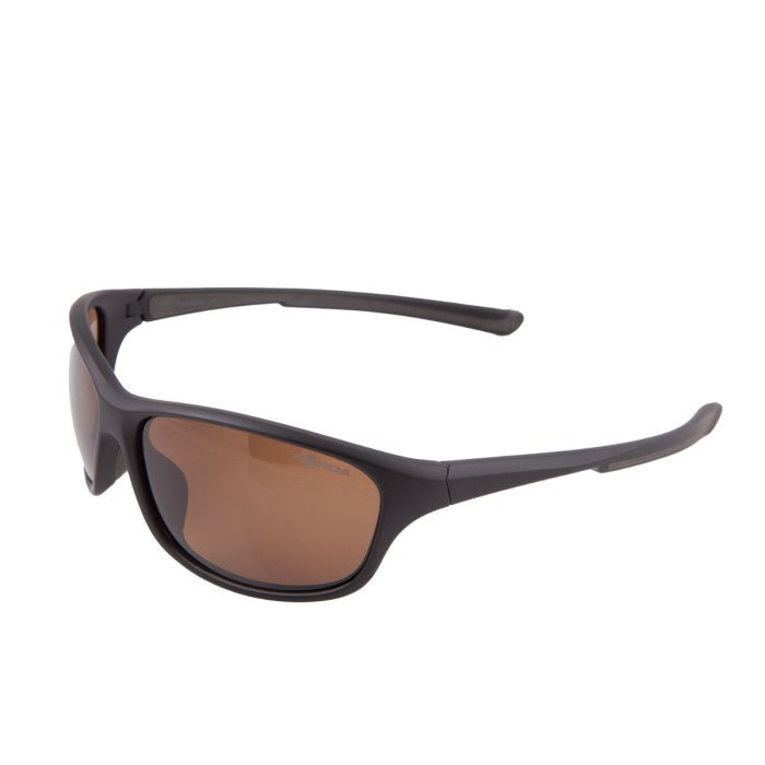 Korda Wraps MK2 Fishing Sunglasses - Black Frame, Brown Lens