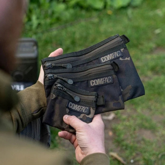 Korda – Compac Wallets Set of 3 – Dark Kamo