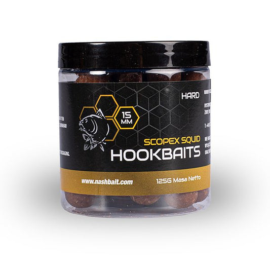 Nashbait Hard Hookbaits - Monster Shrimp, Scopex Squid, Citruz
