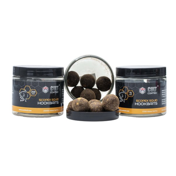 Nashbait Cult Coated Hookbaits - Monster Shrimp, Scopex Squid, Citruz