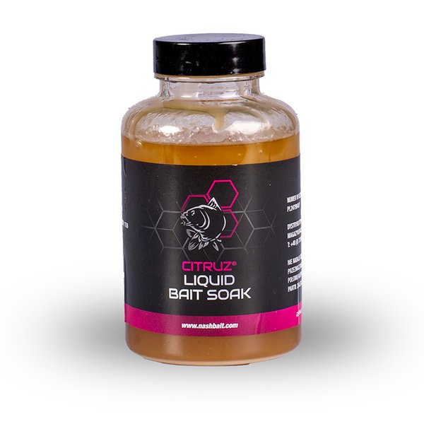 Nashbait Liquid Bait Soak 250ml - Monster Shrimp, Scopex Squid, Citruz