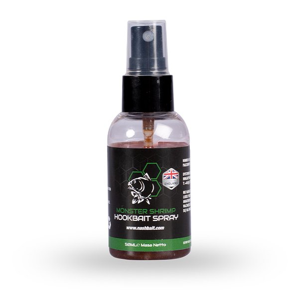 Nashbait Hookbait Spray - Monster Shrimp, Scopex Squid, Citruz