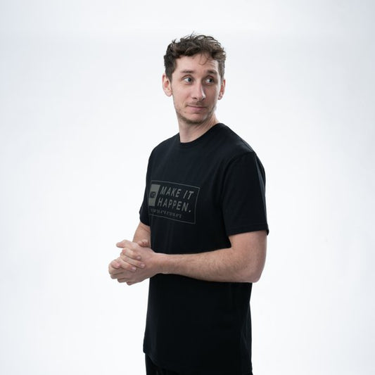 Make It Happen Coordinates T-Shirt Black