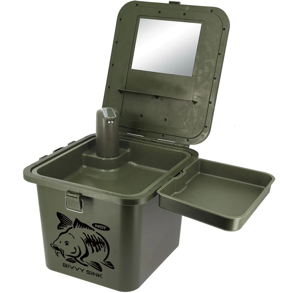 NGT Bivvy Sink + Free Auto Tap