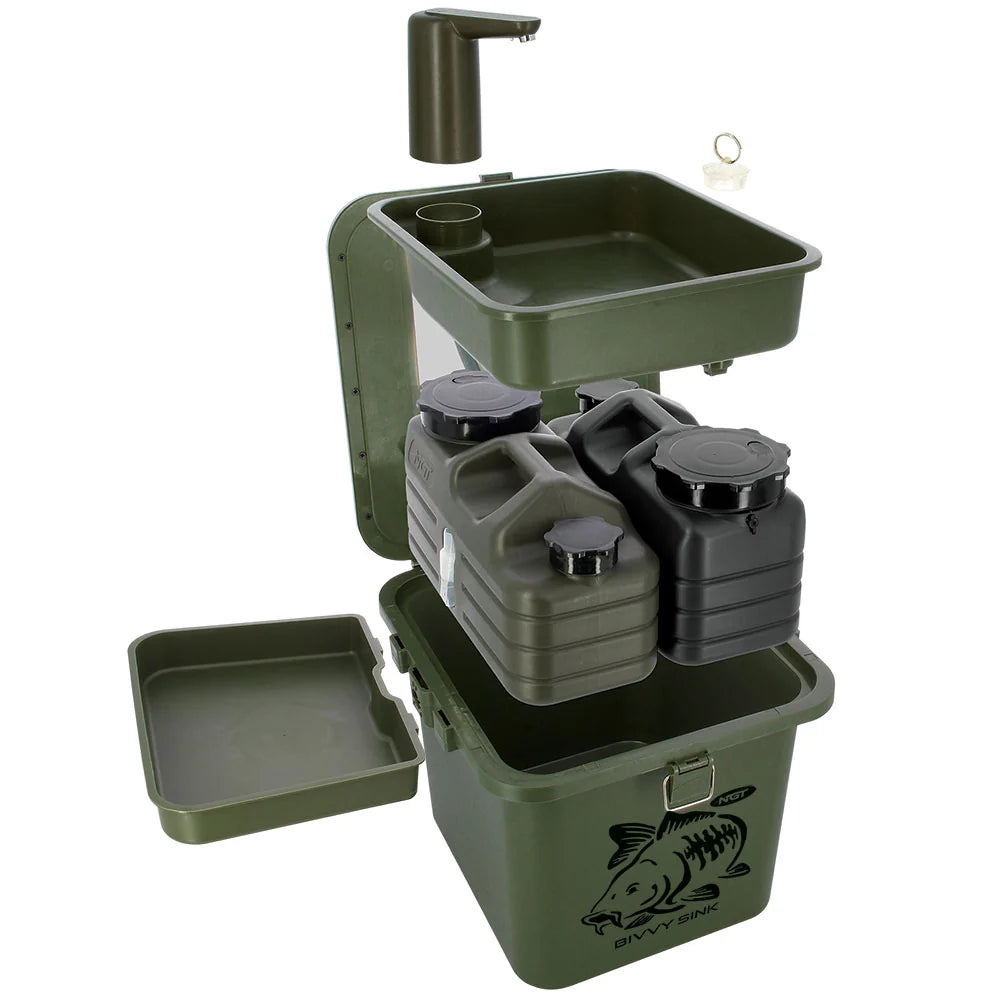 NGT Bivvy Sink + Free Auto Tap