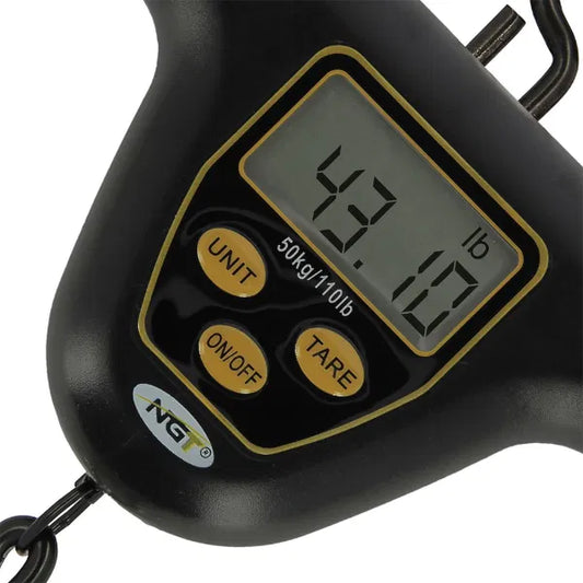 NGT XPR Scales - Digital 110lb / 50kg Scales with Tape Measure and Free Neoprene Case