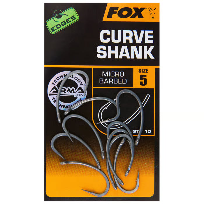 Fox Edges Curve Shank Fishing Hook - Micro Barbed
