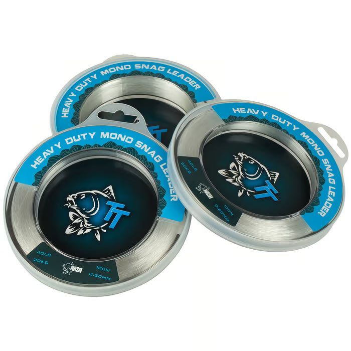 Nash Mono Snag Leader 40lb 0.60m 100m