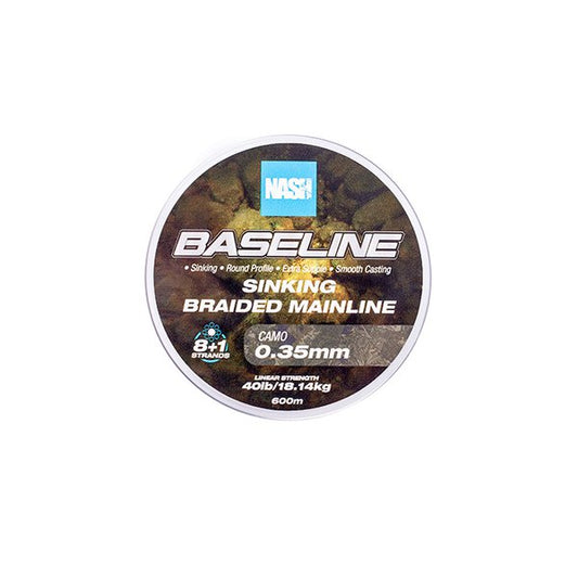 Baseline Sinking Braided Mainline Camo
