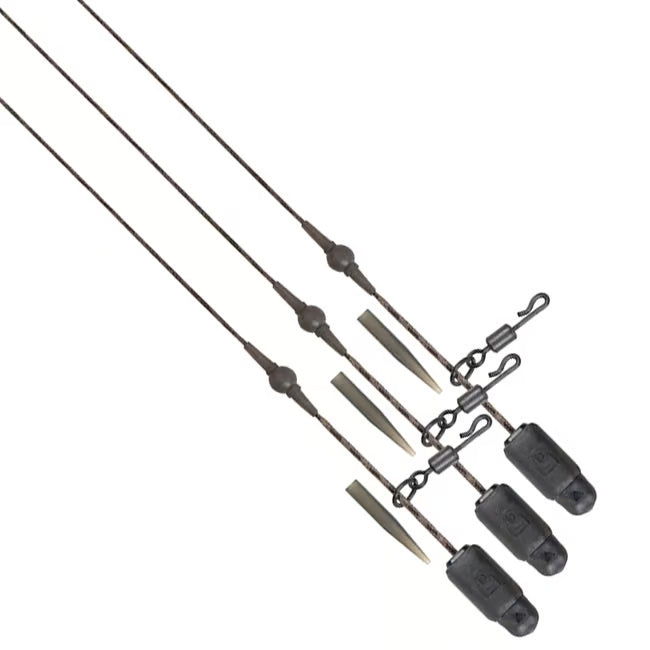 Fox Edges Naturals Heli-Clip Rigs 3 Piece - Submerge