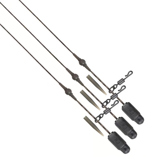 Fox Edges Naturals Heli-Clip Rigs 3 Piece - Submerge