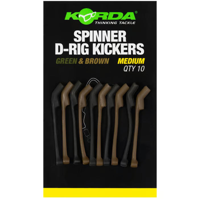 Korda Spinner D-Rig Kickers - Green & Brown