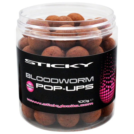 Sticky Bloodworm Pop-Ups - 12mm